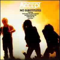 No Substitutes cd cover