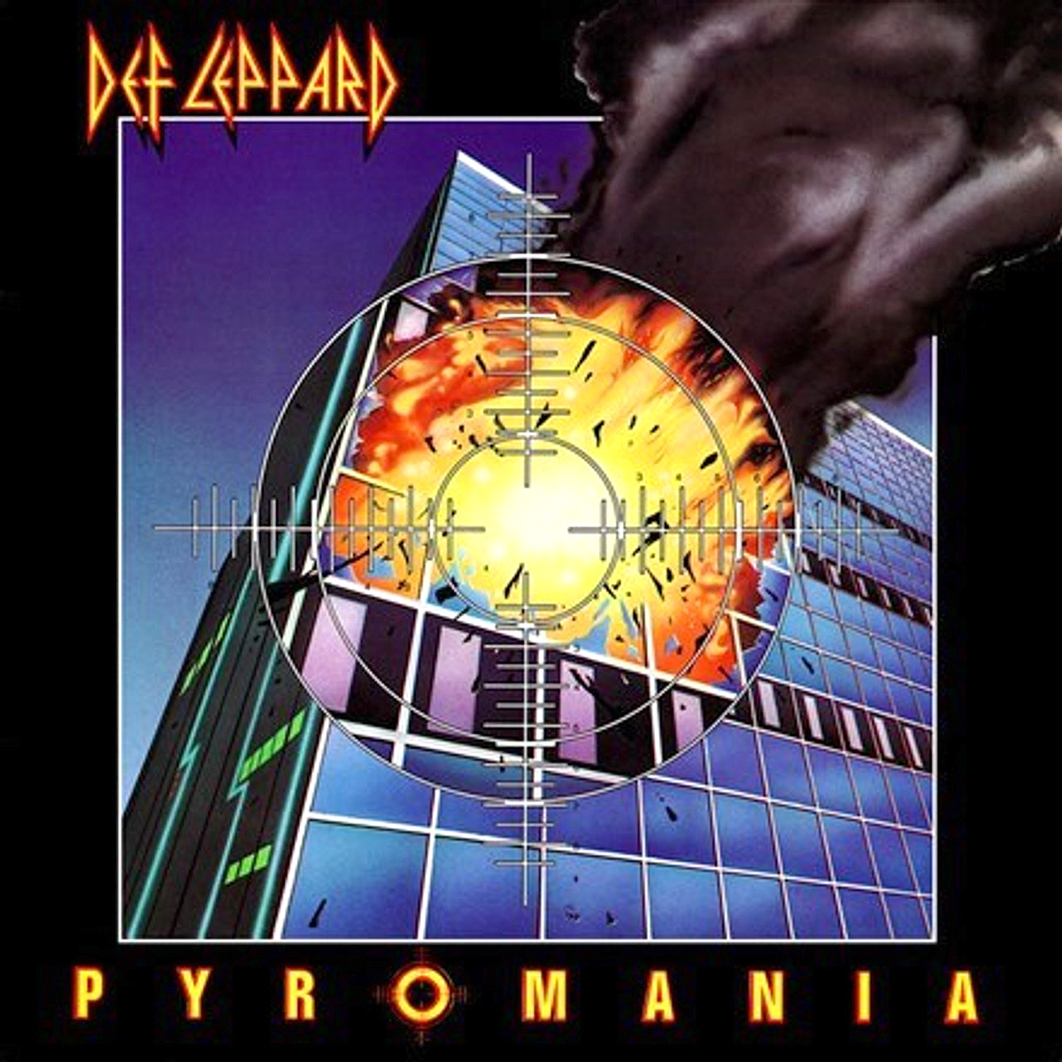 Pyromania cd cover